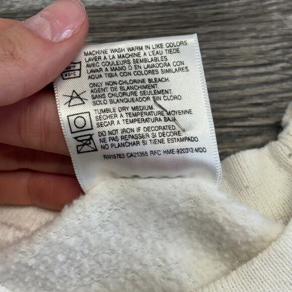 Vintage Hanes Tis The Season To Be Greedy Daffy Duck Mens L Retro Sweatshirt USA - Picture 5 of 8